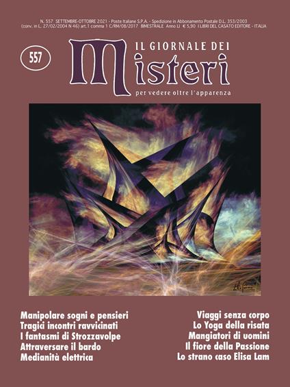 Il giornale dei misteri (2021). Vol. 557 - copertina