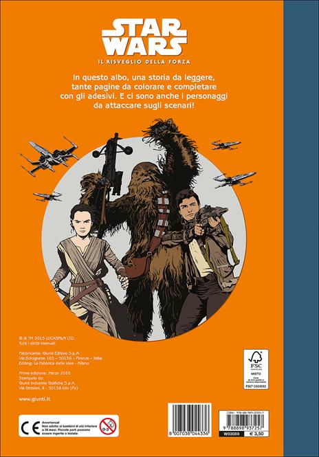 Star Wars. Il risveglio della Forza. Staccattacca & colora. Ediz. illustrata - 2