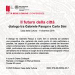 Il futuro della città. Dialogo tra Gabriele Pasqui e Carlo Sini. Audiolibro