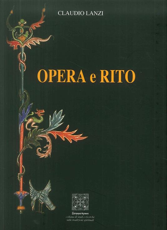 Opera e rito - Claudio Lanzi - copertina