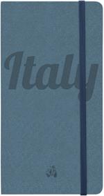 Italy. Notebook . Blue cover. Ediz. bilingue