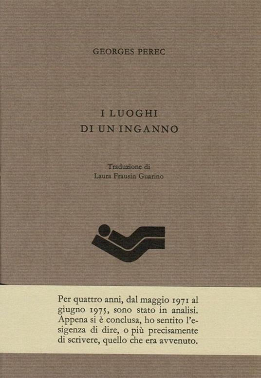 I luoghi di un inganno - Georges Perec - copertina