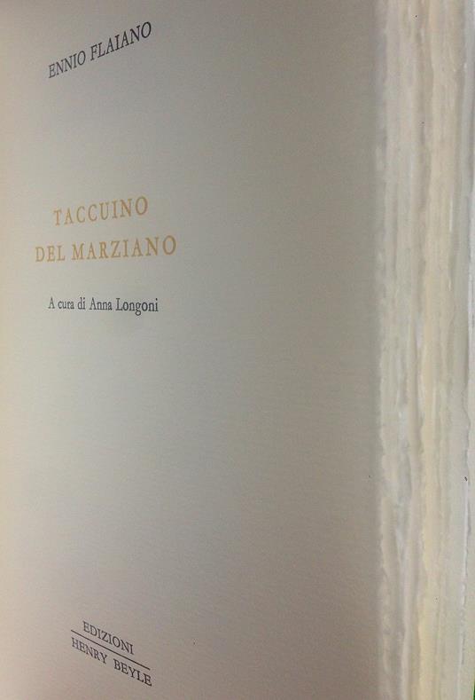 Taccuino del marziano - Ennio Flaiano - 2