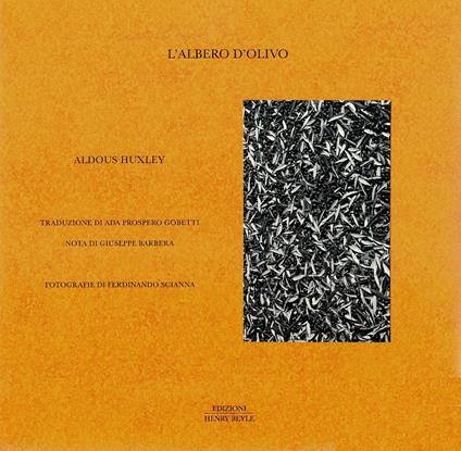 L' albero d'olivo - Aldous Huxley - copertina