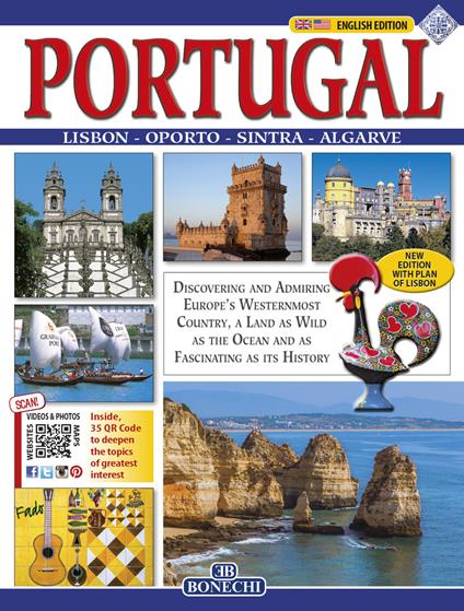 Portogallo, Lisbona - Oporto - Sintra - Algarve. Ediz. inglese - copertina