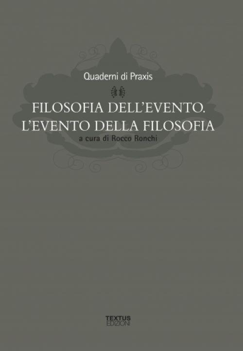 Filosofia dell'evento. L'evento della filosofia - copertina