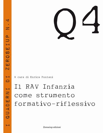 Il RAV Infanzia come strumento formativo-riflessivo - copertina