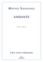 Andante. For horn. Spartito