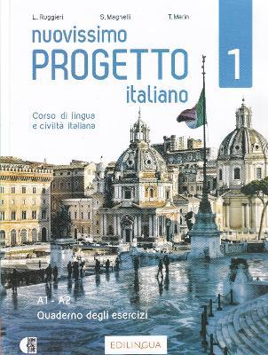 Nuovissimo Progetto italiano. Corso di lingua e civiltà italiana. Quaderno degli esercizi. Vol. 1 - Telis Marin,Lorenza Ruggieri,Sandro Magnelli - copertina