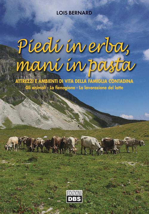 Piedi in erba, mani in pasta. Attrezzi e ambienti di vita della famiglia contadina. Gli animali, la fienagione, la lavorazione del latte - Lois Bernard - copertina