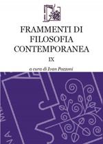 Frammenti di filosofia contemporanea. Vol. 9