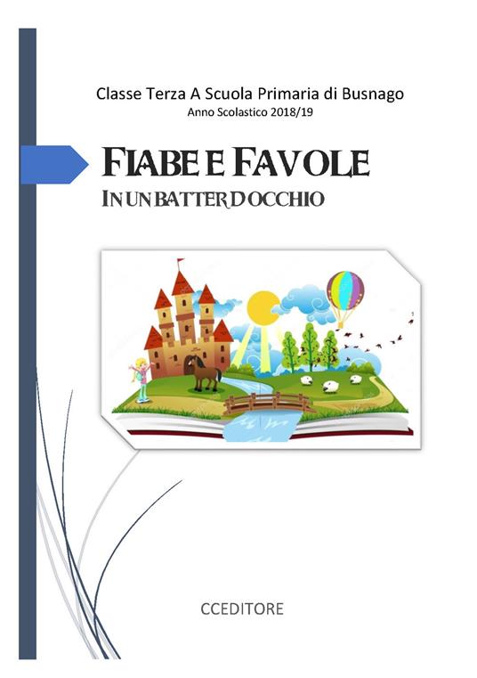 Fiabe e favole in un batter d'occhio - copertina