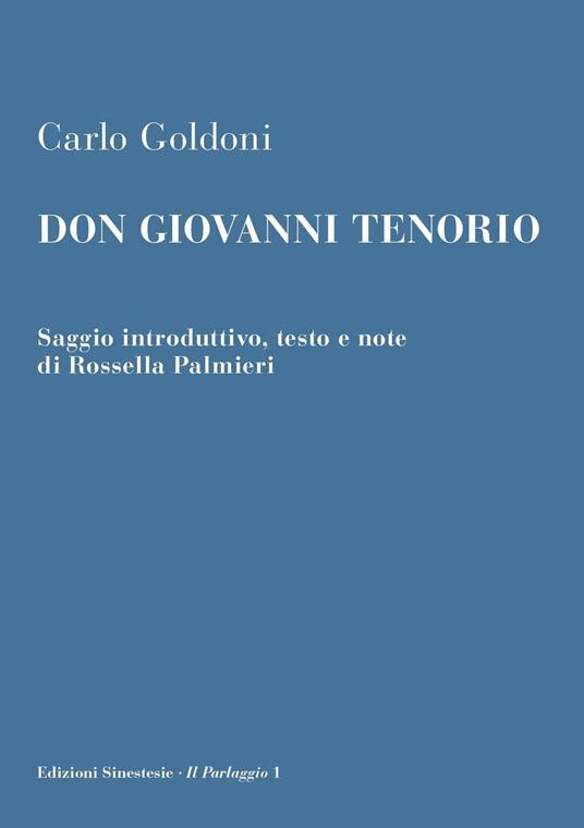 Don Giovanni Tenorio - Carlo Goldoni - copertina