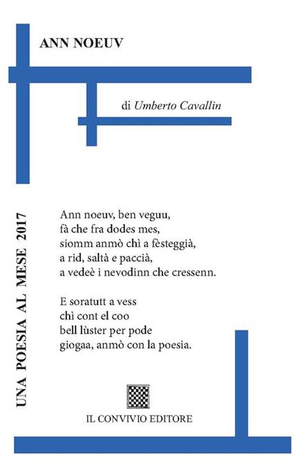 Ann noeuv - Umberto Cavallin - copertina