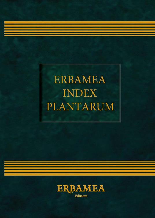 Erbamea index plantarum - copertina