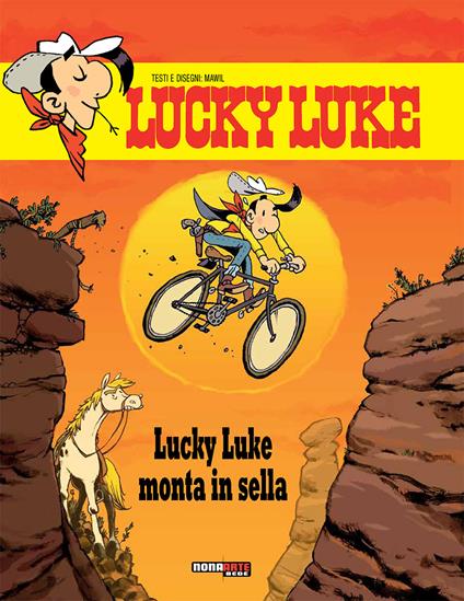 Lucky Luke monta in sella - Mawil - copertina