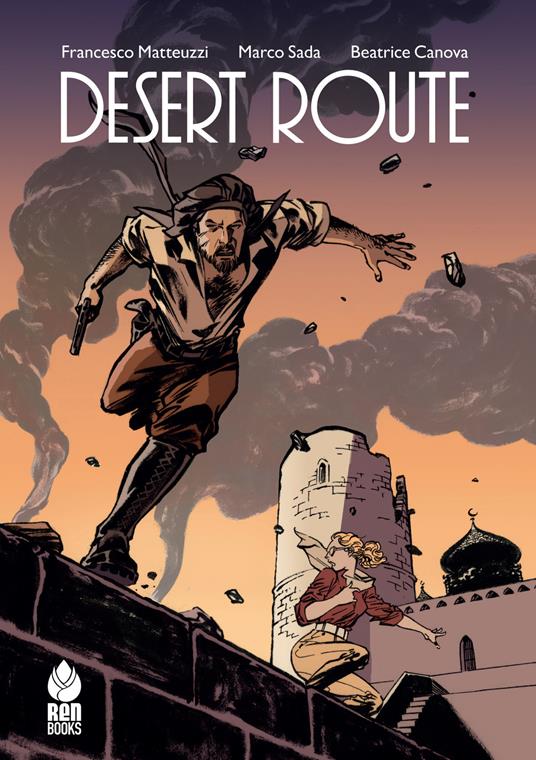 Desert route. Variant cover - Francesco Matteuzzi - copertina