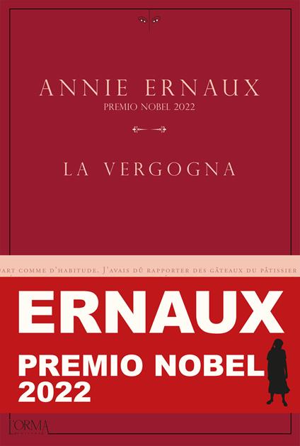 La vergogna - Annie Ernaux - copertina