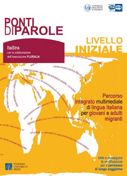 Ponti di parole. Livello iniziale. Percorso integrato multimediale di lingua italiana per giovani e adulti migranti. Con aggiornamento online - copertina