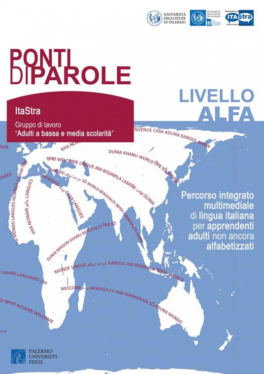 Ponti di parole. Livello Alfa. Percorso integrato multimediale di lingua italiana per apprendenti adulti non ancora alfabetizzati. Con Contenuto digitale per download e accesso on line - copertina