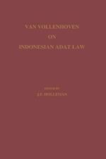 Van Vollenhoven on Indonesian Adat Law