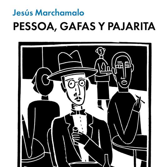 Pessoa, gafas y pajarita