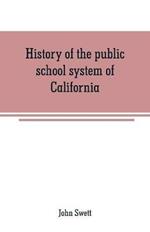 History of the public school system of California