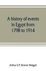 A history of events in Egypt from 1798 to 1914