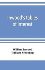 Inwood's tables of interest and mortality for the purchasing of estates and valuation of properties, including advowsons, assurance policies, copyholds, deferred annuities, freeholds, ground rents, immediate annuities, leaseholds, life interests, mortgages