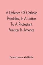 A Defence Of Catholic Principles, In A Letter To A Protestant Minister In America