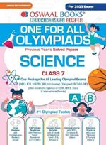 Oswaal One For All Olympiad Previous Years' Solved Papers, Class-7 Science Book (For 2023 Exam)