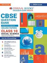 Oswaal Cbse Class 10 Social Science Question Bank 2023-24 Book