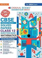 Oswaal Cbse Class 12 Mathematics Question Bank 2023-24 Book