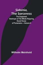 Sidonia, the Sorceress: the Supposed Destroyer of the Whole Reigning Ducal House of Pomerania - Volume II
