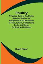 Poultry; A Practical Guide to the Choice, Breeding, Rearing, and Management of all Descriptions of Fowls, Turkeys, Guinea-fowls, Ducks, and Geese, for Profit and Exhibition.