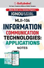 MLII-104 Information Communication Technologies: Applications