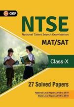 Ntse 2019-20: Class 10 - 27 Solved Papers (SAT/ MAT)