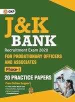 J & K Bank 2020 Probationary Officers & Associates Ph I - 20 Practice Papers