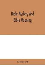 Bible mystery and Bible meaning