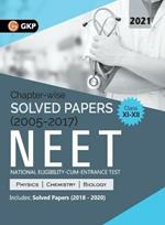 Neet 2021 Class Xi-XII Chapter-Wise Solved Papers 2005-2017 (Includes 2018 to 2020 Solved Papers)