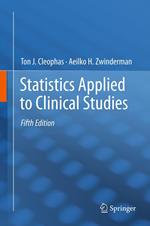 Statistics Applied to Clinical Studies