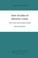 New Studies in Deontic Logic