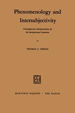 Phenomenology and Intersubjectivity