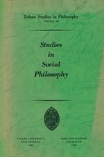 Studies in Social Philosophy