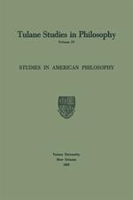 Studies in American Philosophy