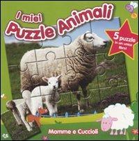 Mamme e cuccioli. I miei puzzle animali. Libro puzzle - copertina