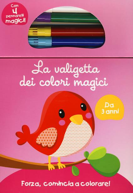 La valigetta dei colori magici. Rosa. Con gadget - copertina