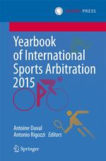 Yearbook of International Sports Arbitration 2015