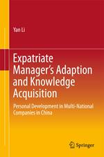 Expatriate Manager’s Adaption and Knowledge Acquisition