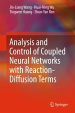 Analysis and Control of Coupled Neural Networks with Reaction-Diffusion Terms